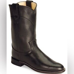 Justin’s Black Ropers Cowgirl Boots